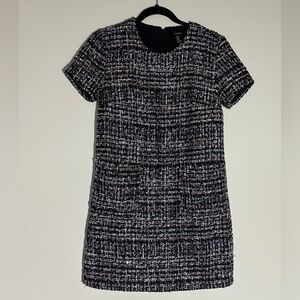 Forever 21 Black and Pink Tweed Dress
